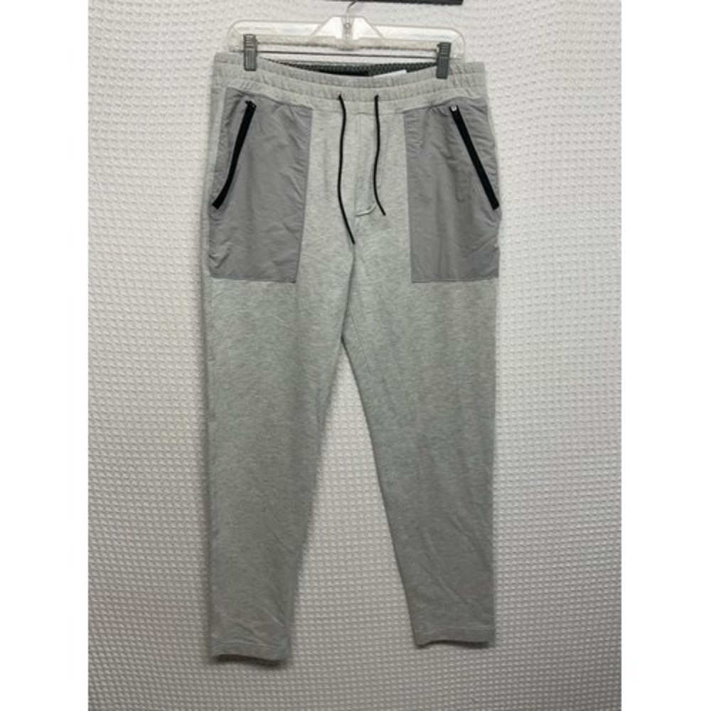 Abercrombie & Fitch Grey Drawstring Tapered Fit Sweatpants Jogger Men Medium